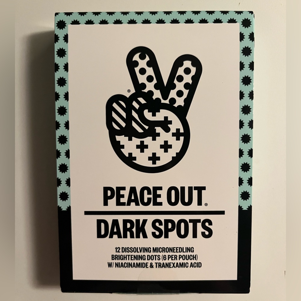 PEACE OUT DARK SPOTS
12 Dissolving Microneedling Dark Spot Patches